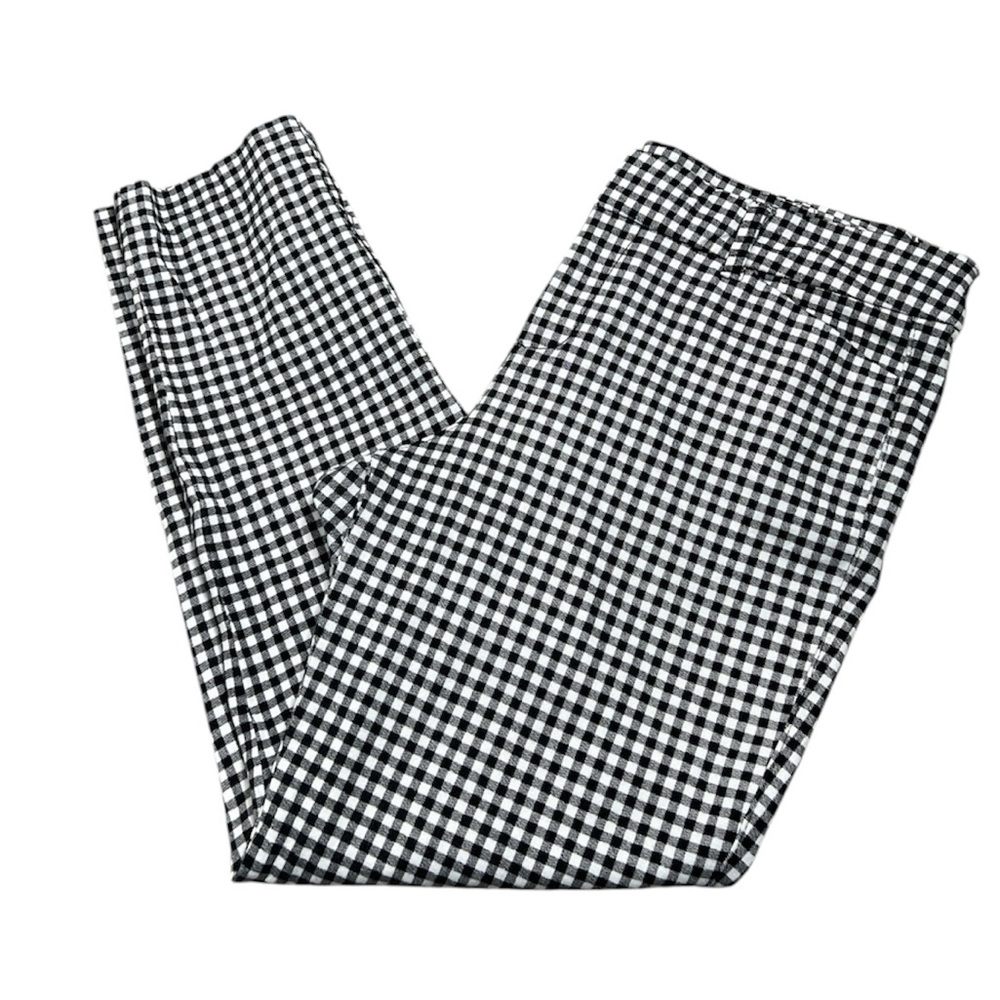 Old Navy Pixie Ankle Black and White Patterned Pants